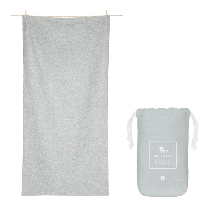 Dock & Bay Quick Dry Towels - Gris Montagne