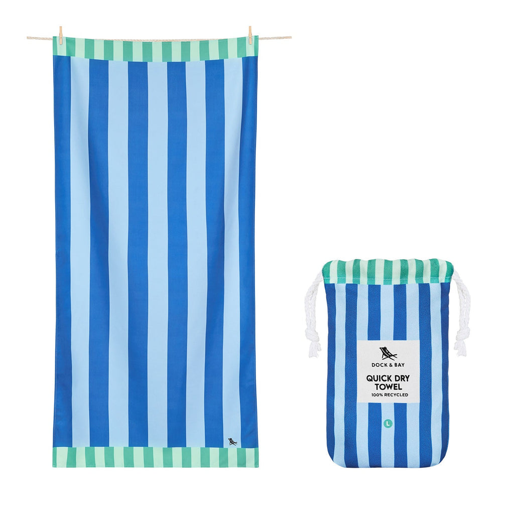 dock and bay towels beach
