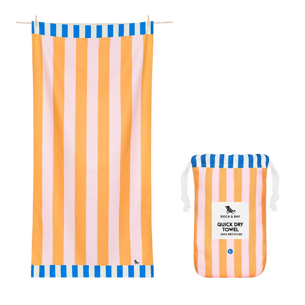 dock and bay towels beach
