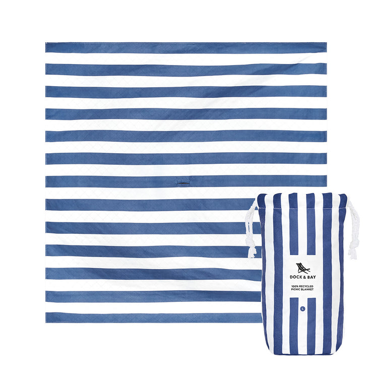 dock and bay picnic blanket