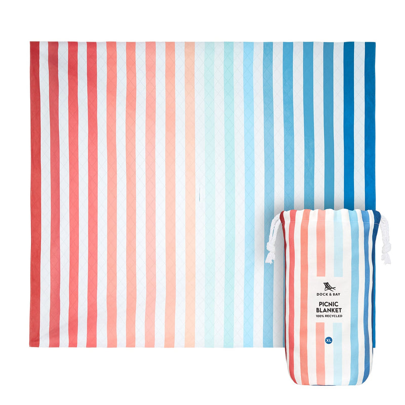 dock and bay picnic blanket