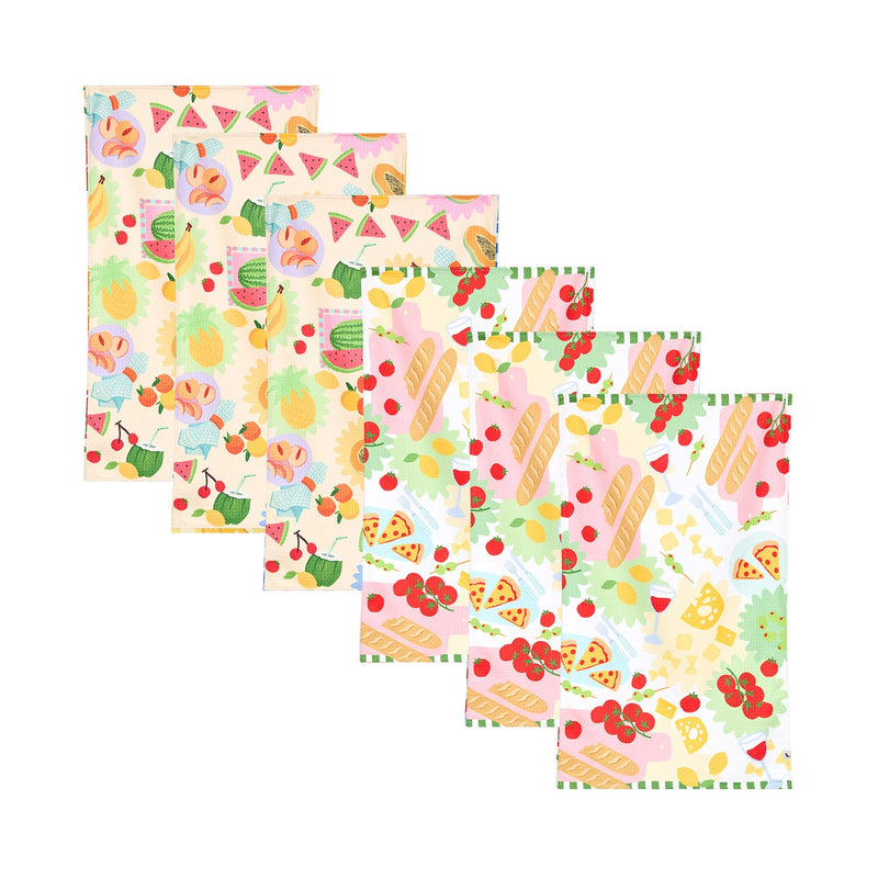 dock and bay tea towel