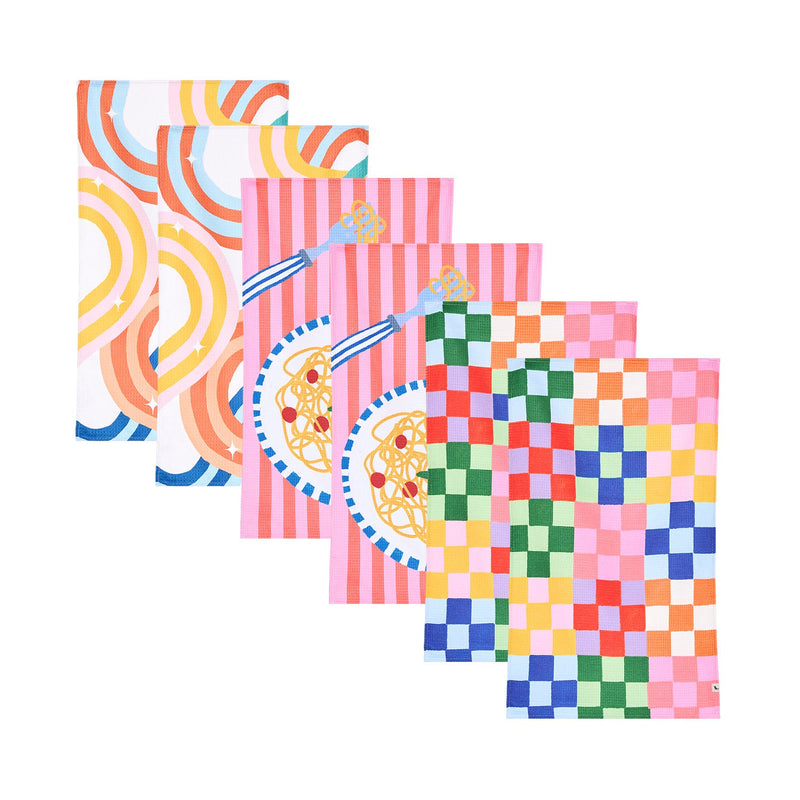 dock and bay tea towel