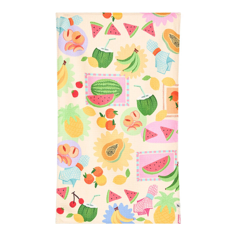 dock and bay tea towel