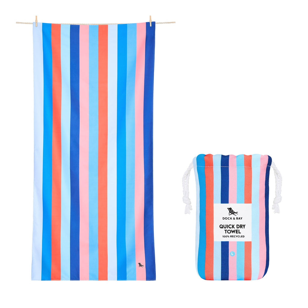 dock and bay towels beach