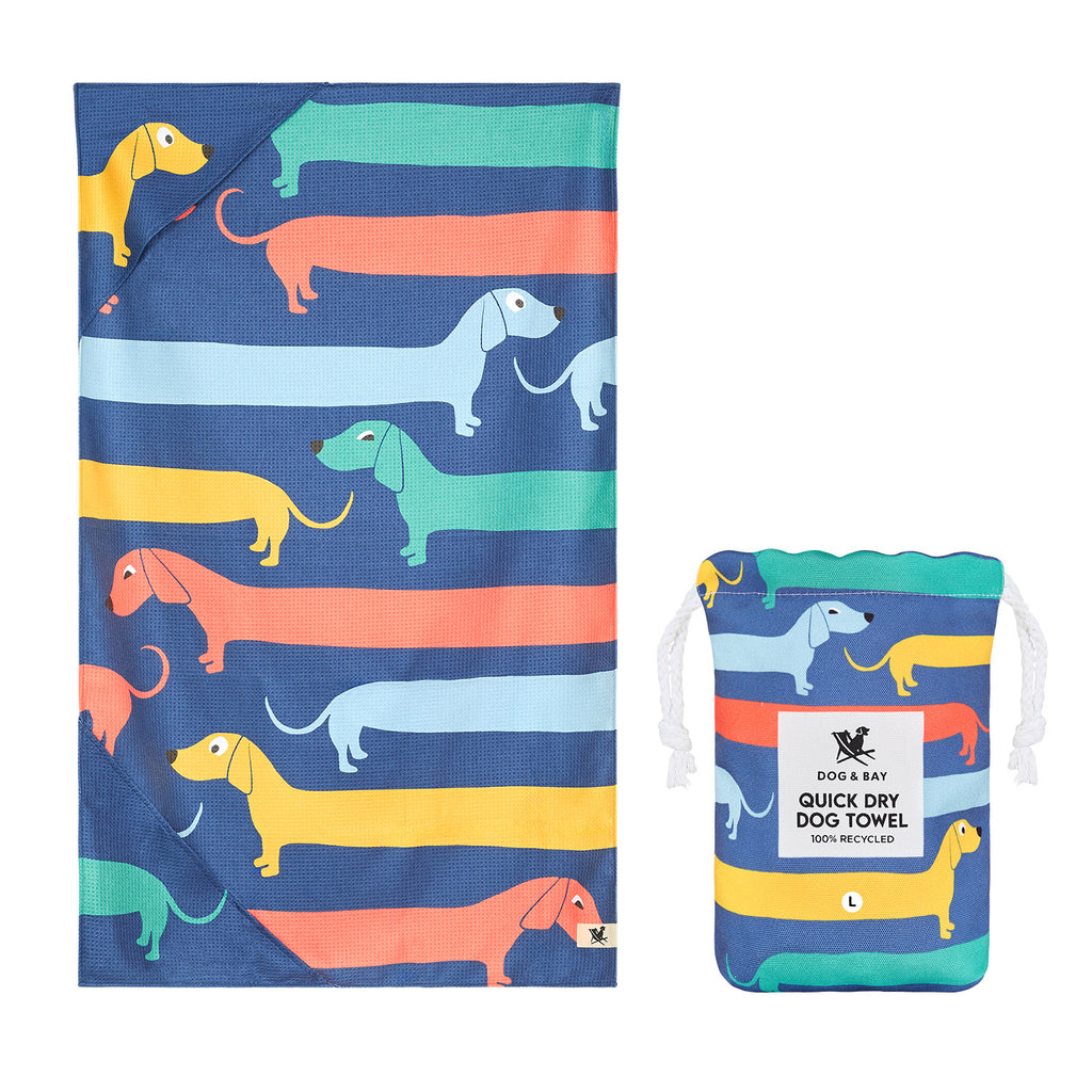 dock and bay towels dog