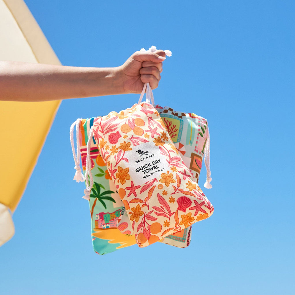 dock and bay towels beach
