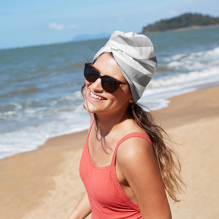 dock and bay hair wrap + beach towel bundle