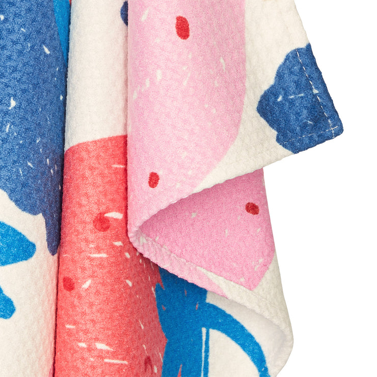 dock and bay tea towel