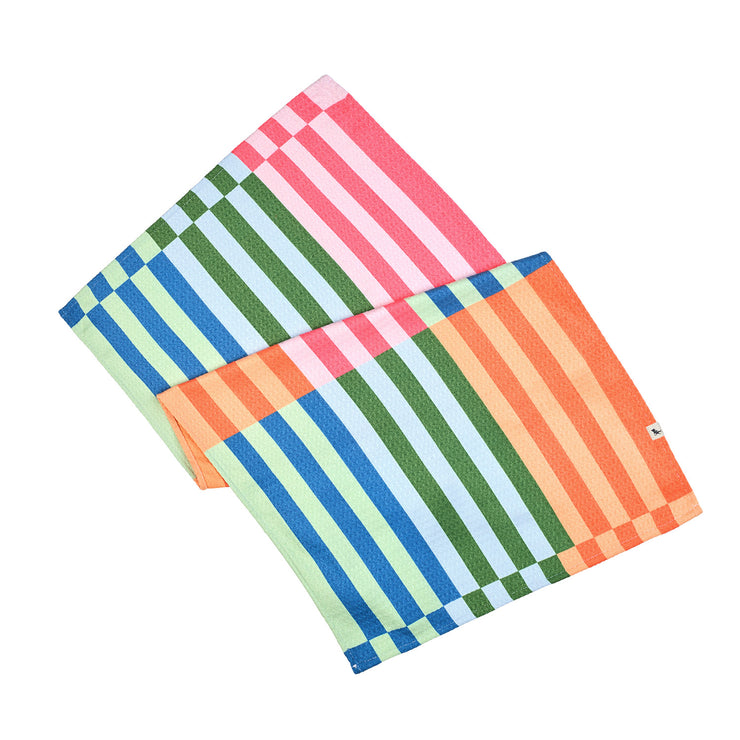 dock and bay tea towel