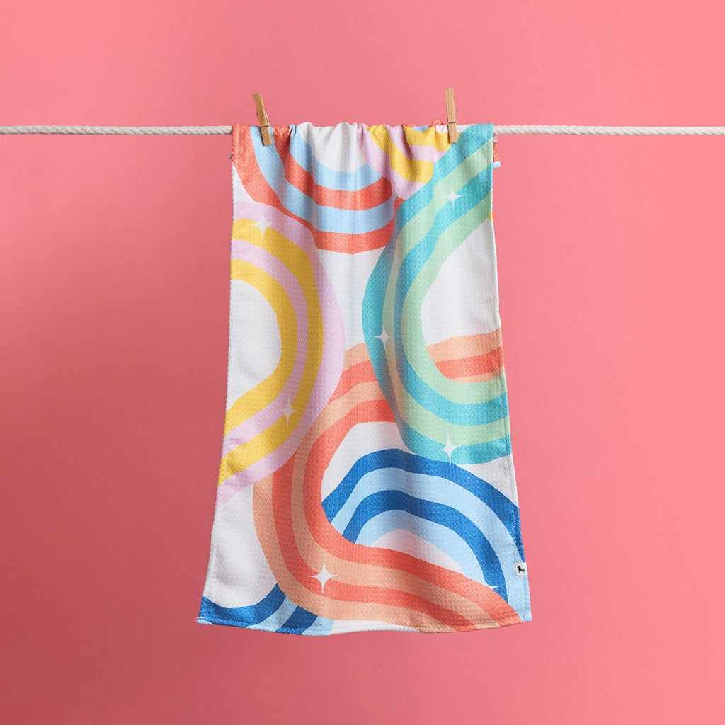 dock and bay tea towel