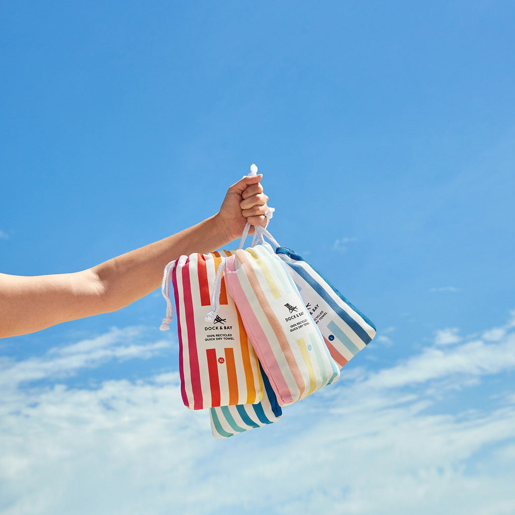 dock and bay towels beach