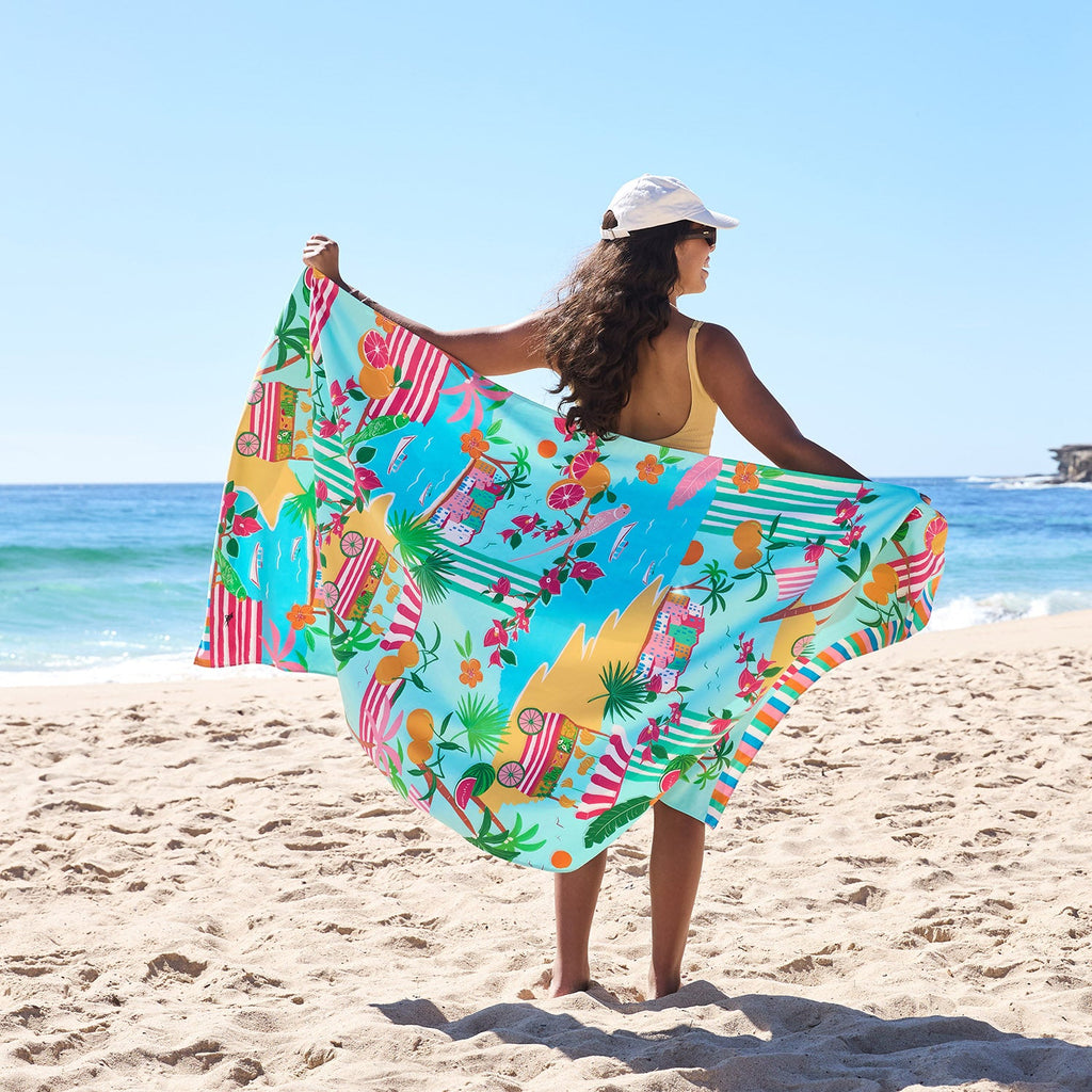 dock and bay towels beach