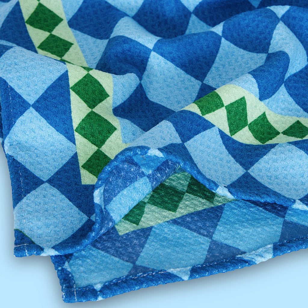 dock and bay tea towel