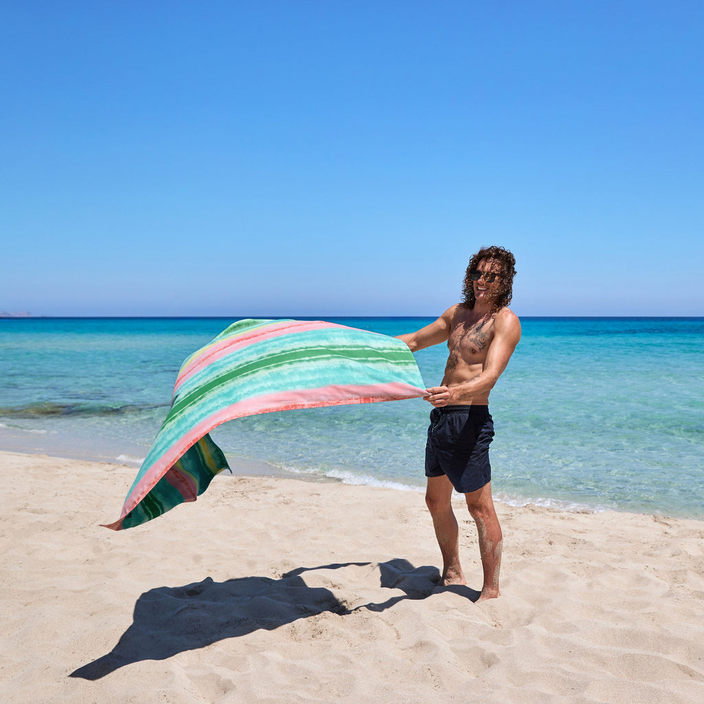dock and bay towels beach