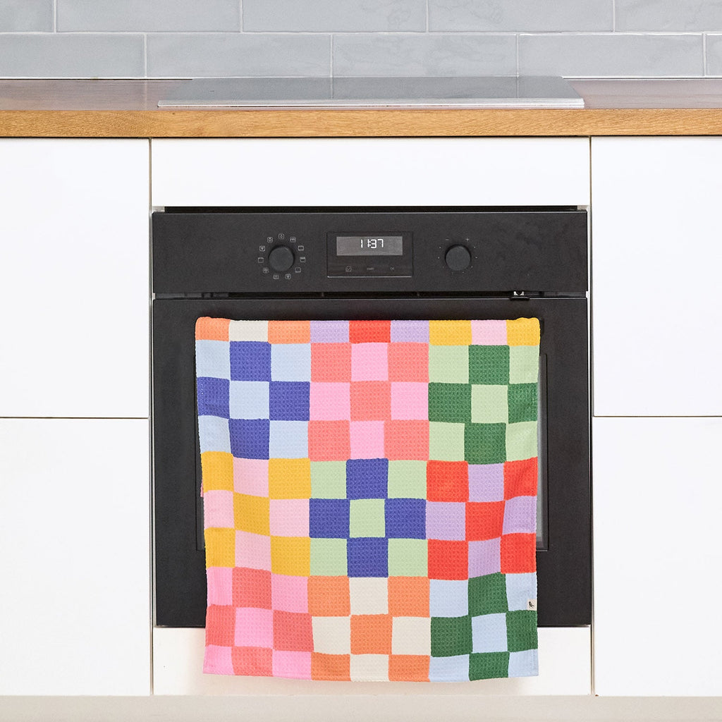 dock and bay tea towel