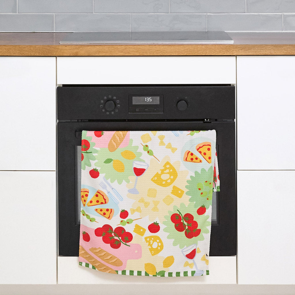 dock and bay tea towel