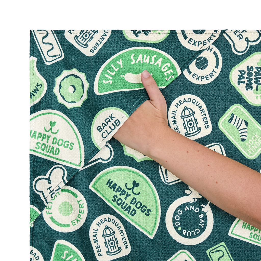 dock and bay towels dog