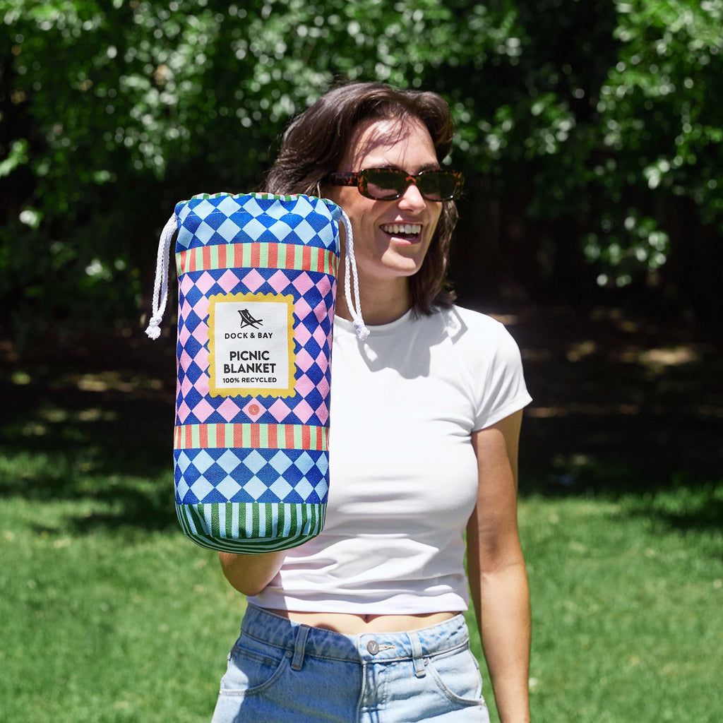 dock and bay picnic blanket