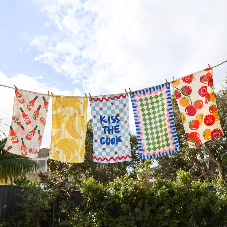 dock and bay tea towels