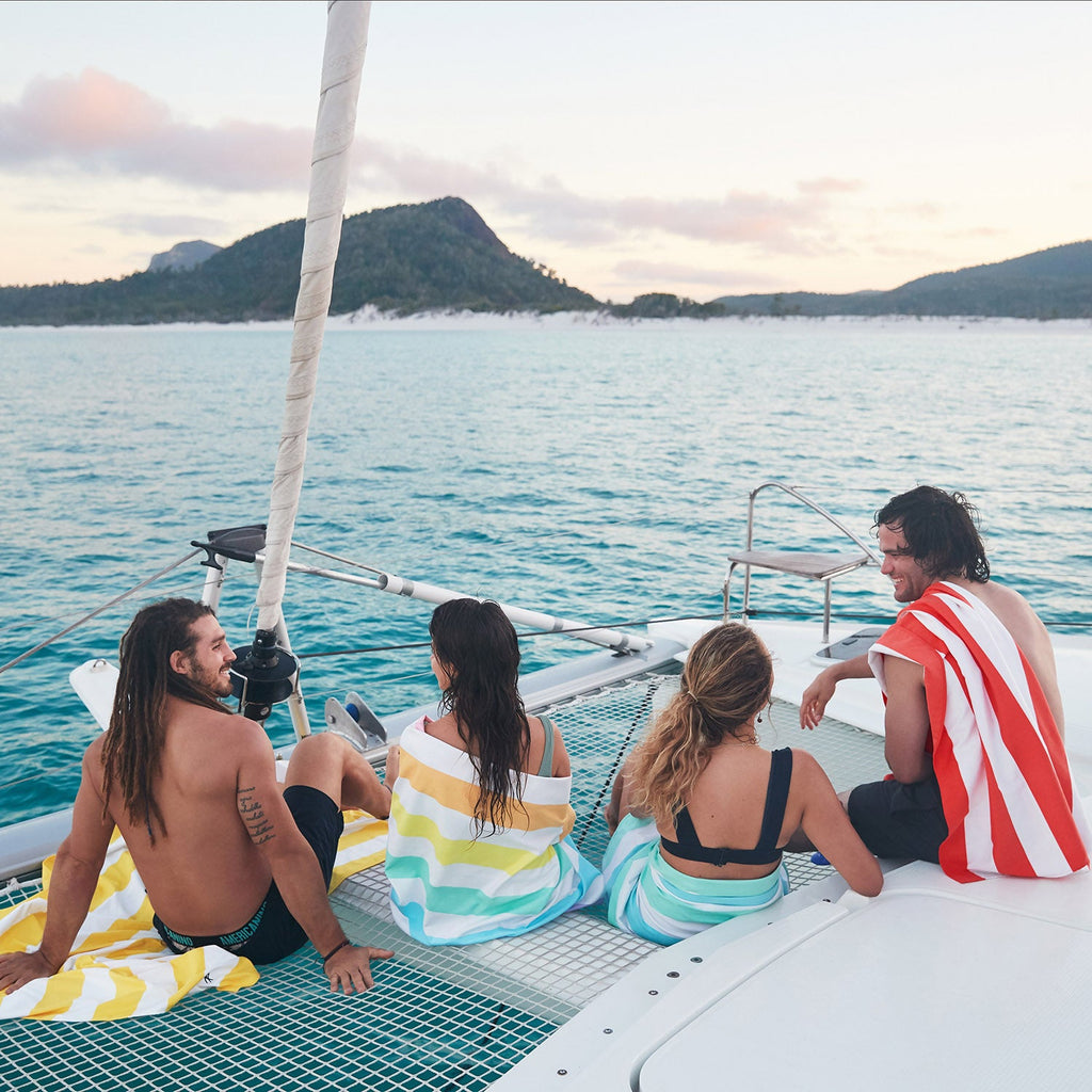 dock and bay towels beach