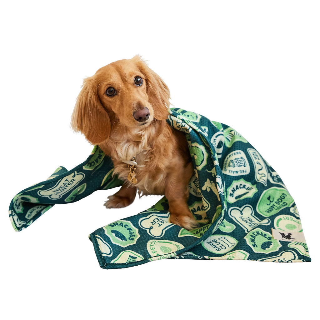 dock and bay towels dog