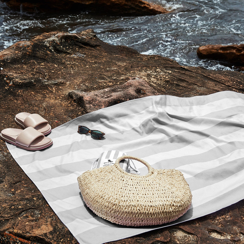 dock and bay towels beach