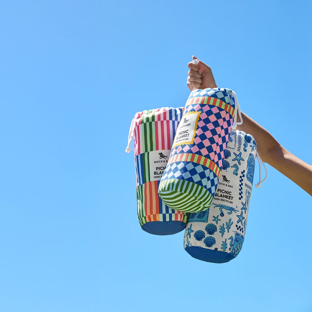 dock and bay picnic blanket