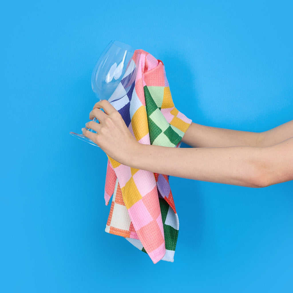 dock and bay tea towel