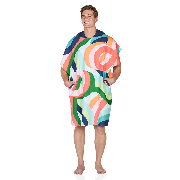 dock and bay poncho adults