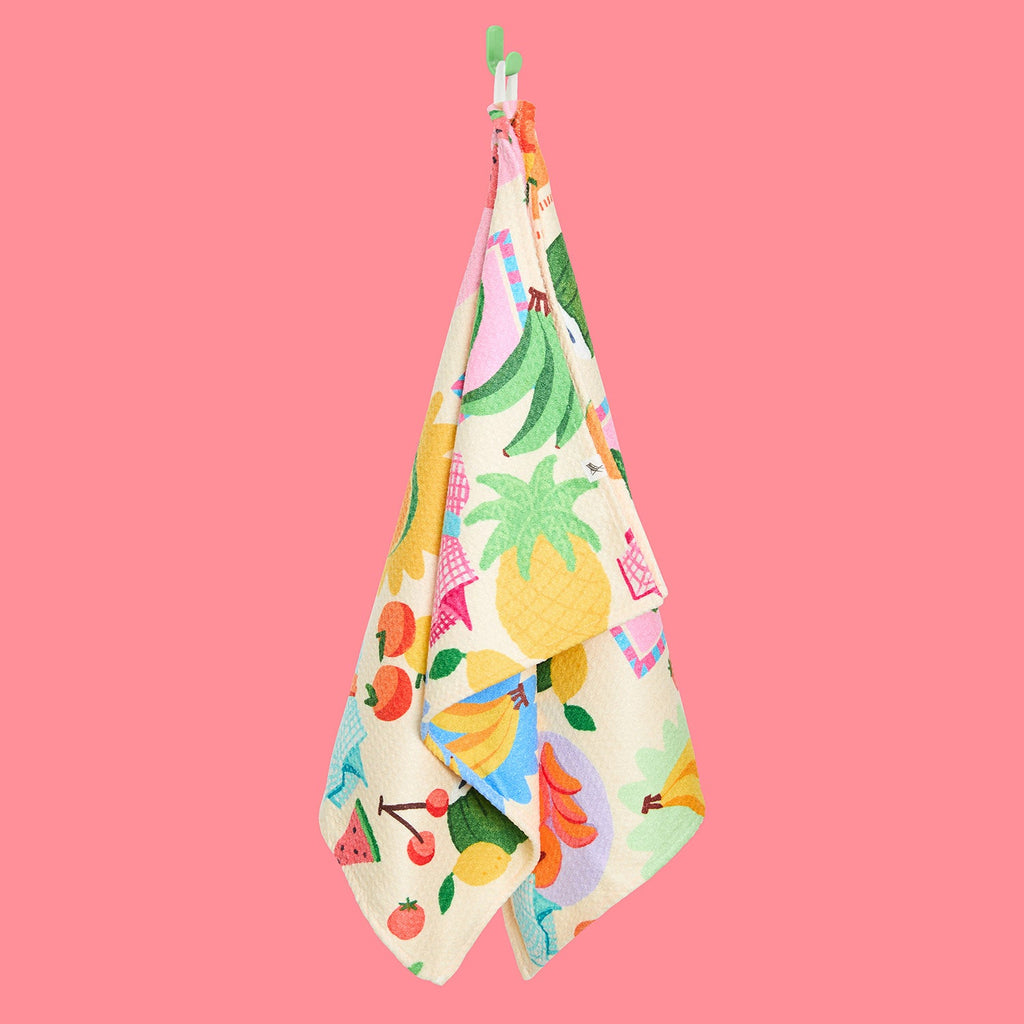 dock and bay tea towel