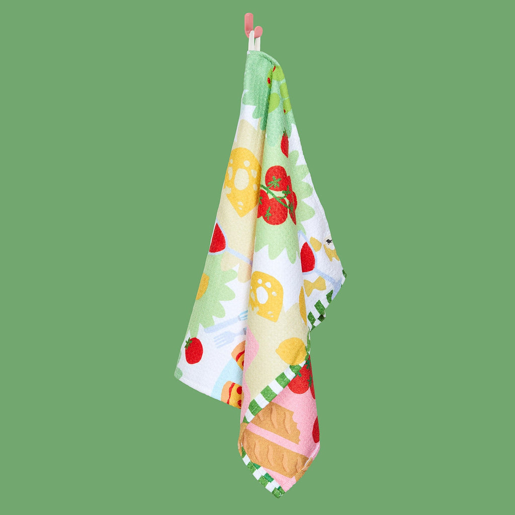 dock and bay tea towel