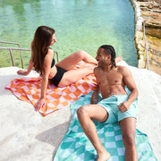 dock and bay towels beach