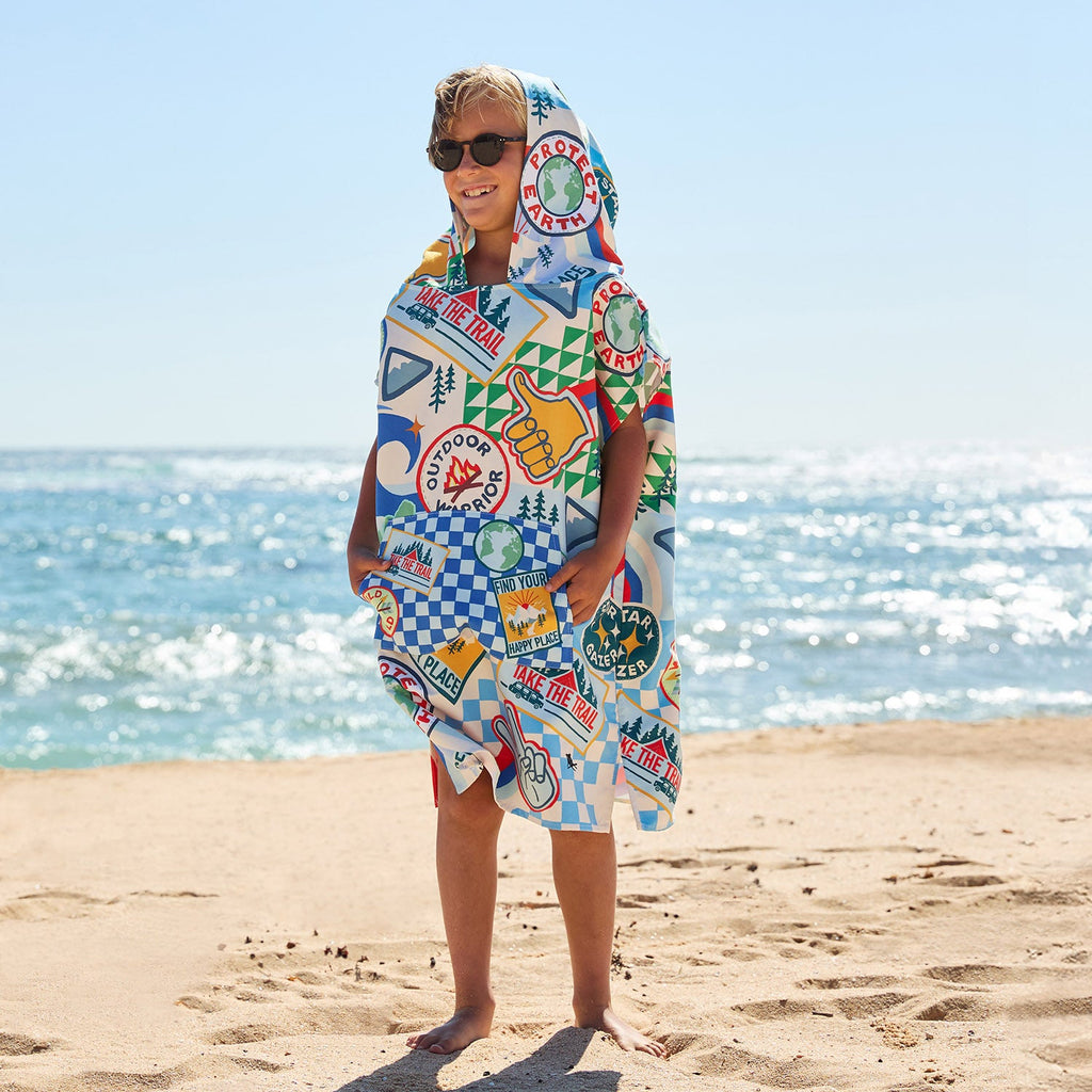 dock and bay poncho kids