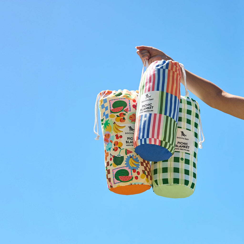 dock and bay picnic blanket