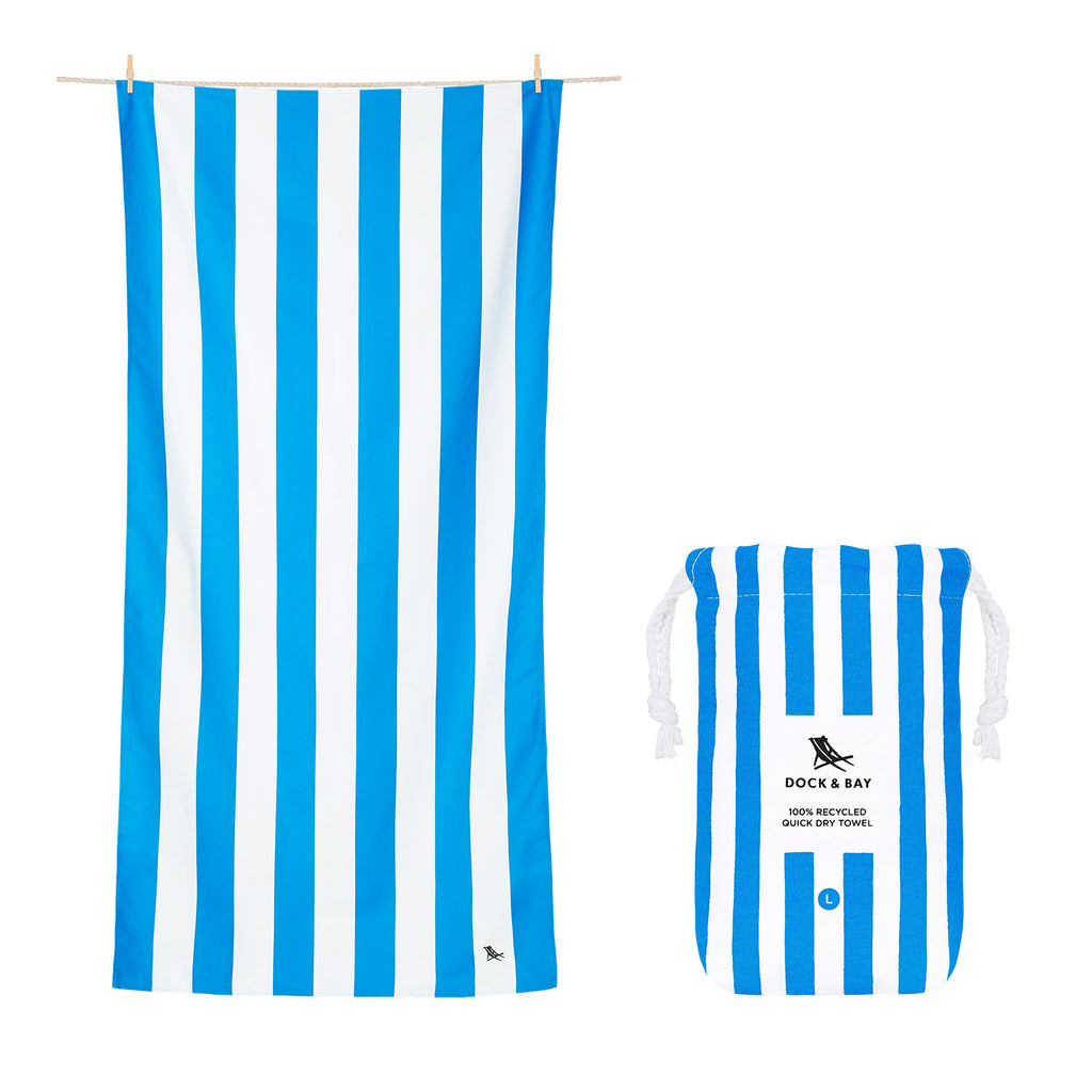 dock and bay towels beach