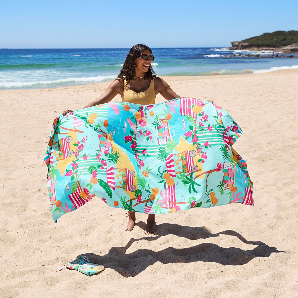 dock and bay towels beach