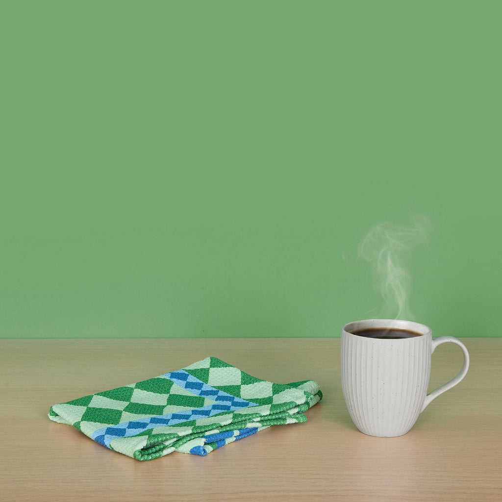 dock and bay tea towel