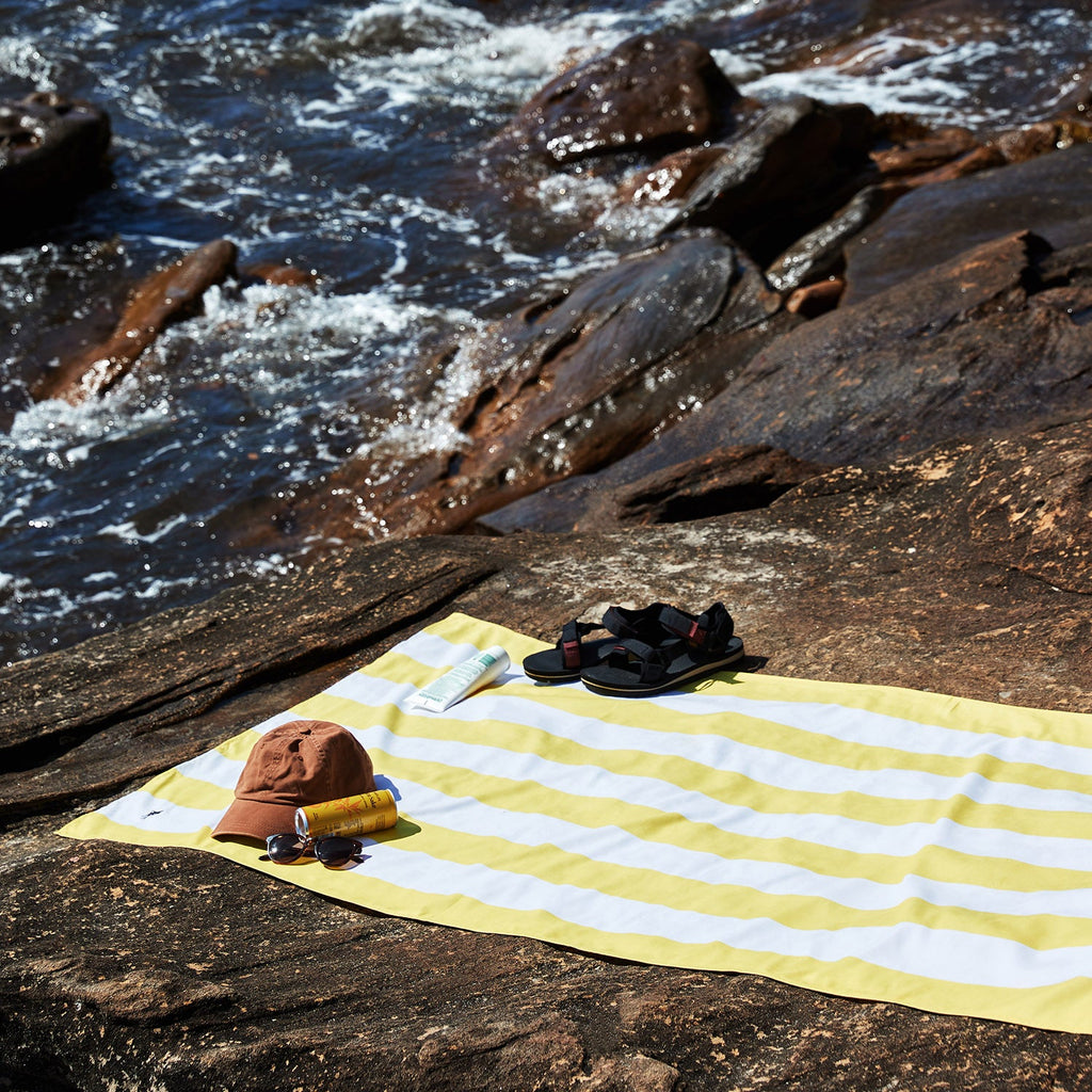 dock and bay towels beach
