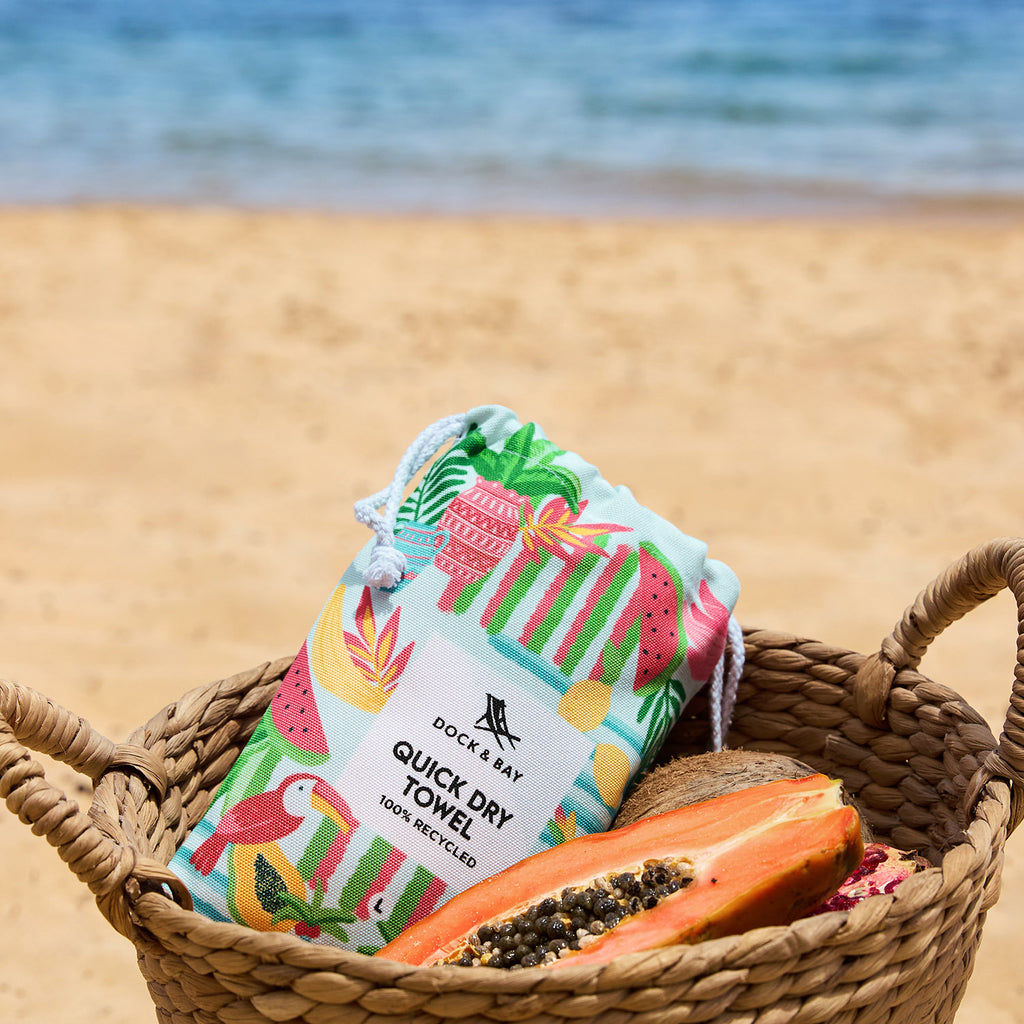 dock and bay towels beach