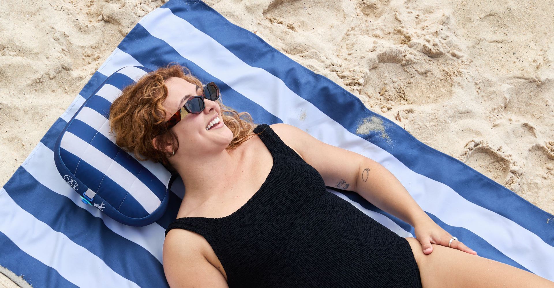 Dock & Bay x Ballast Coussin de Plage