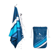 Dock & Bay Cooling Gym Towel - Bleu Marine et Agile - Outlet