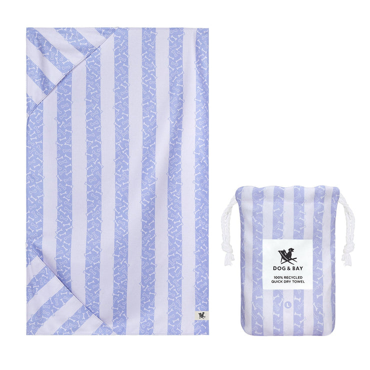 Dock & Bay Serviettes de chien - Pawfect Purple