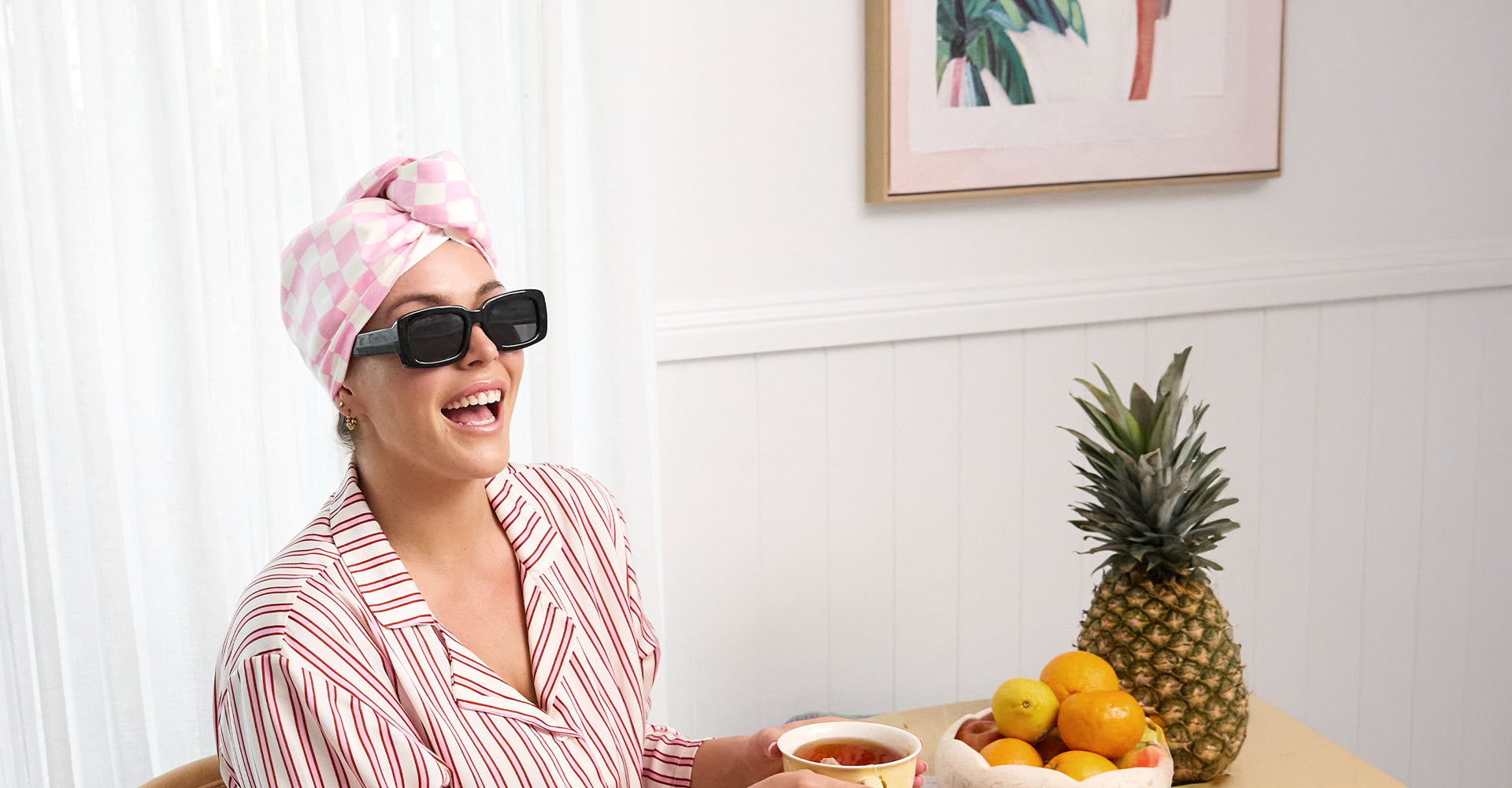 Dock & Bay Hair Wrap - Bubblegum Boardwalk