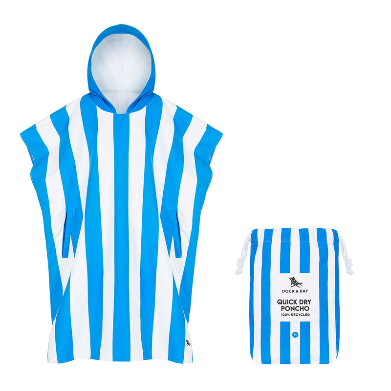 Poncho Dock & Bay – Adultes – Bleu Bondi