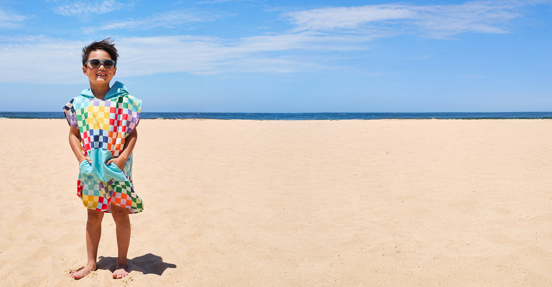 Dock & Bay Poncho - Kids - Check Me Out