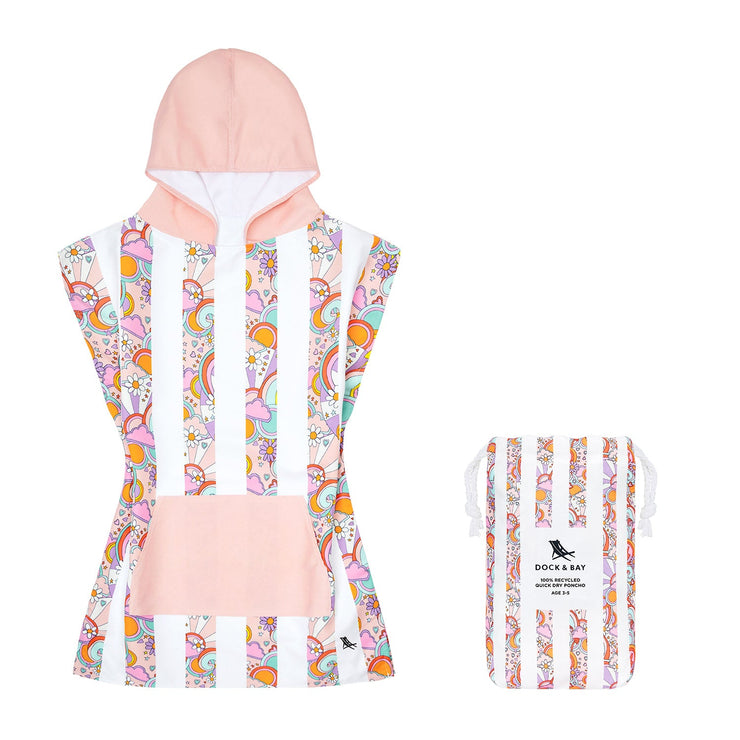 Dock & Bay Poncho Kids - Pink Power