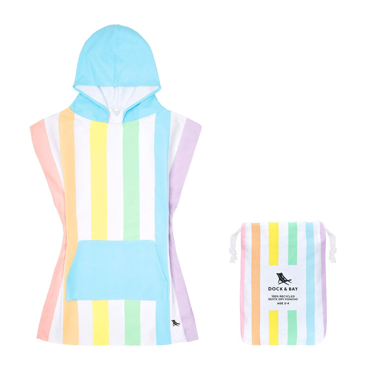 Dock & Bay Poncho Kids - Unicorn Waves - Outlet