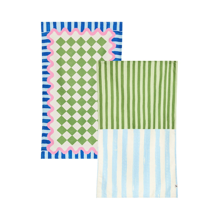 Dock & Bay Tea Towel - Cool Marble