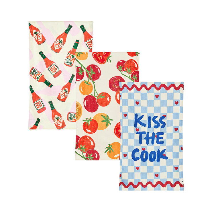 Dock & Bay Tea Towel - Tangy Salsa
